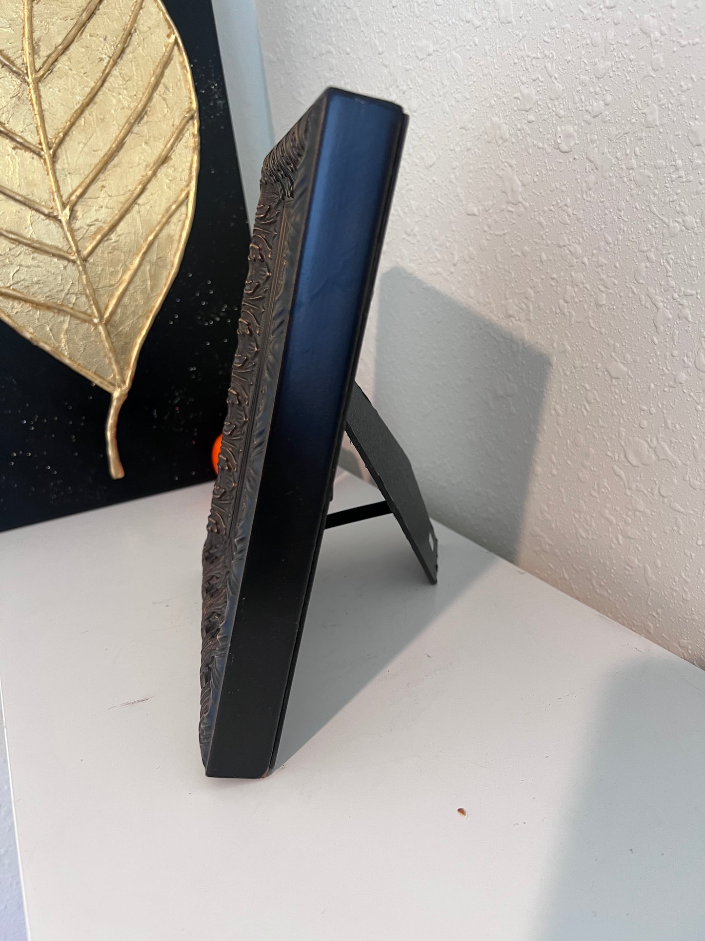 Serg Graff Original “Zephura” Acrylic Ship Painting | Dark Gold Frame | Nautical