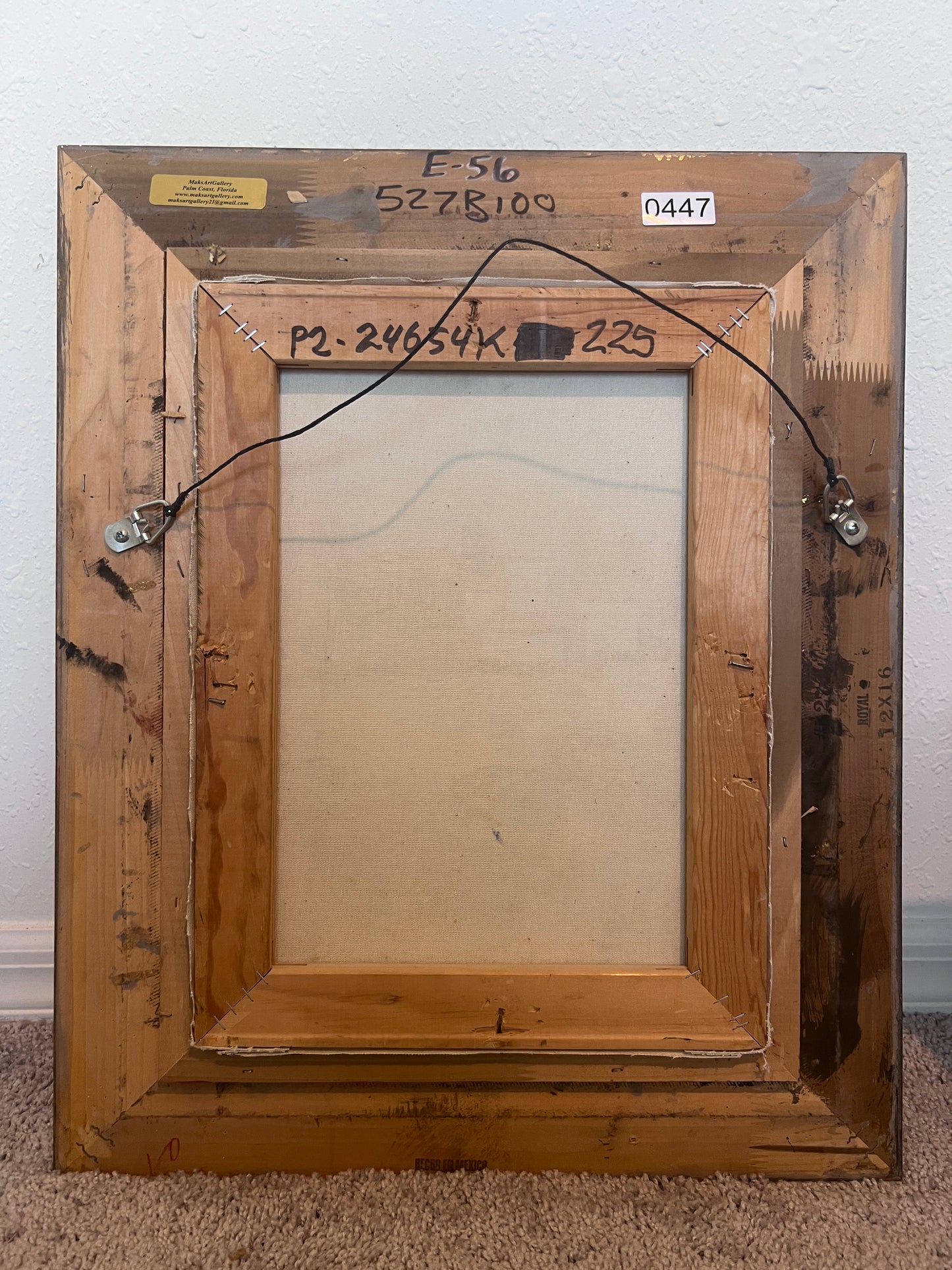 Vintage European Landscape Oil Painting | Autumn Countryside Scene | Framed