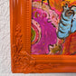 Original Abstract Painting on Canvas "Jump from the Painting" by Serg Graff COA