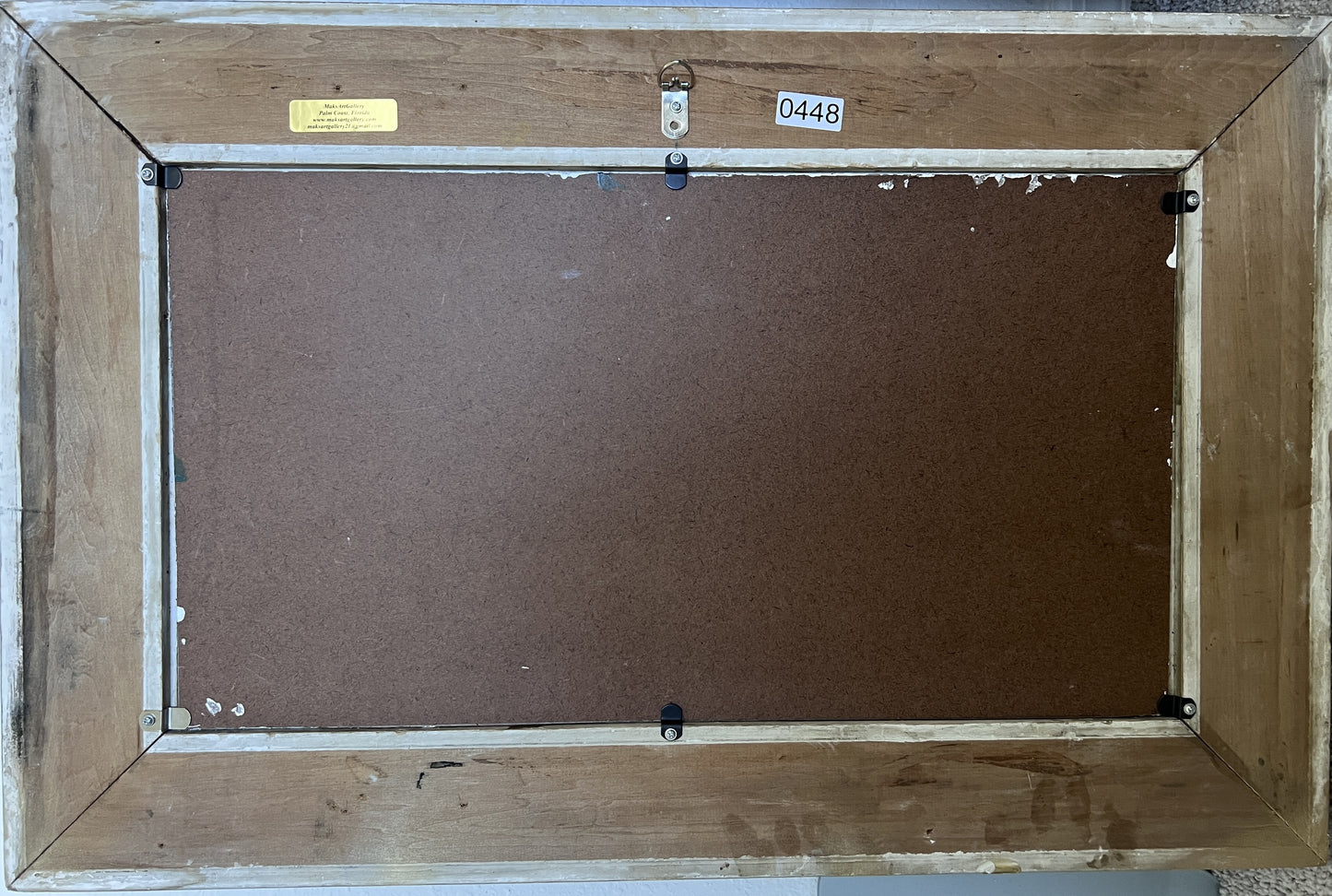 Landscape by Max Shekhter (b. 1938) – Original Oil Painting on board, Framed