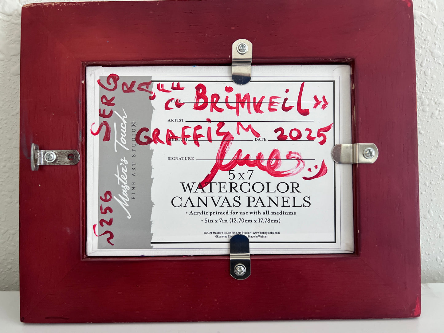 Serg Graff Original Pirate Ship Painting "Brimkeil" Acrylic Nautical Art