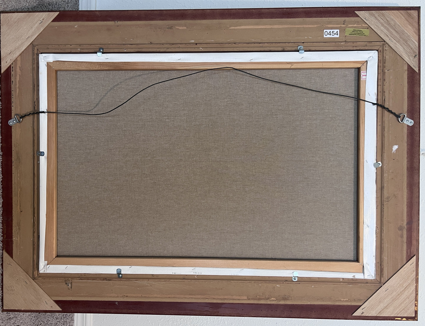 Large Vintage Oil Painting River Landscape European Countryside Scene Unsigned