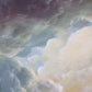 Large oil painting on canvas, seascape, Sailing Ship in the Stormy Ocean, Signed