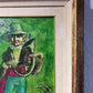 TARQUINIO Vintage Oil Painting on canvas, Portrait of A Shepherd, Framed