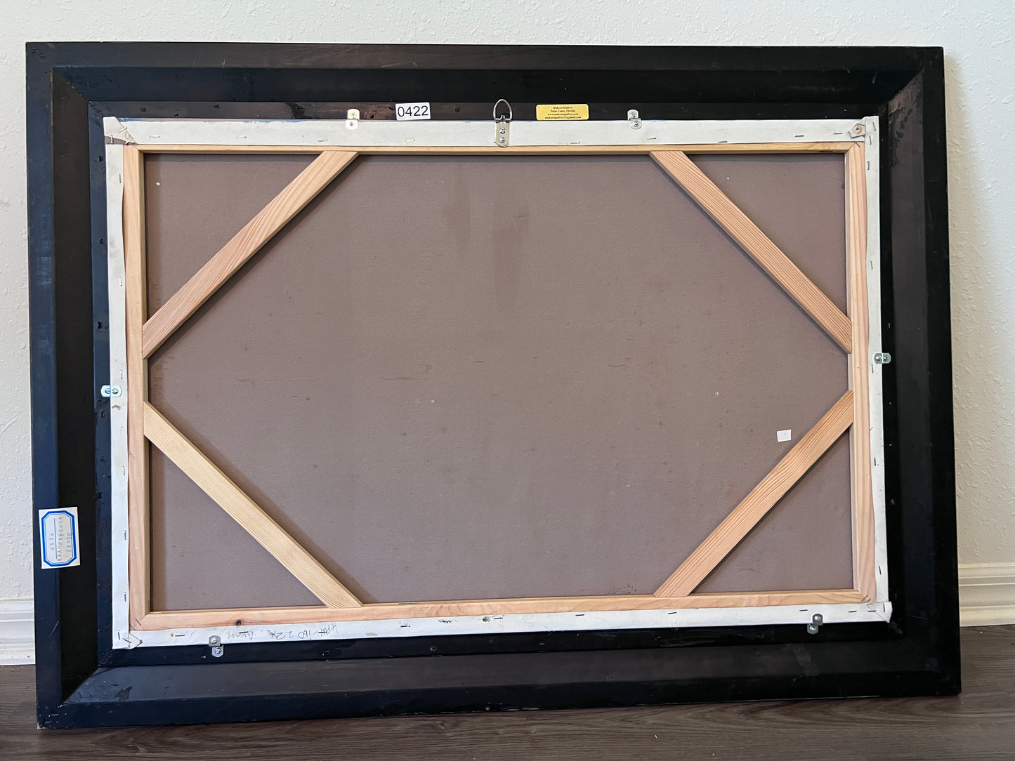 Large Painting Horses Fox Hunting Scene with Hounds Signed Willson Framed