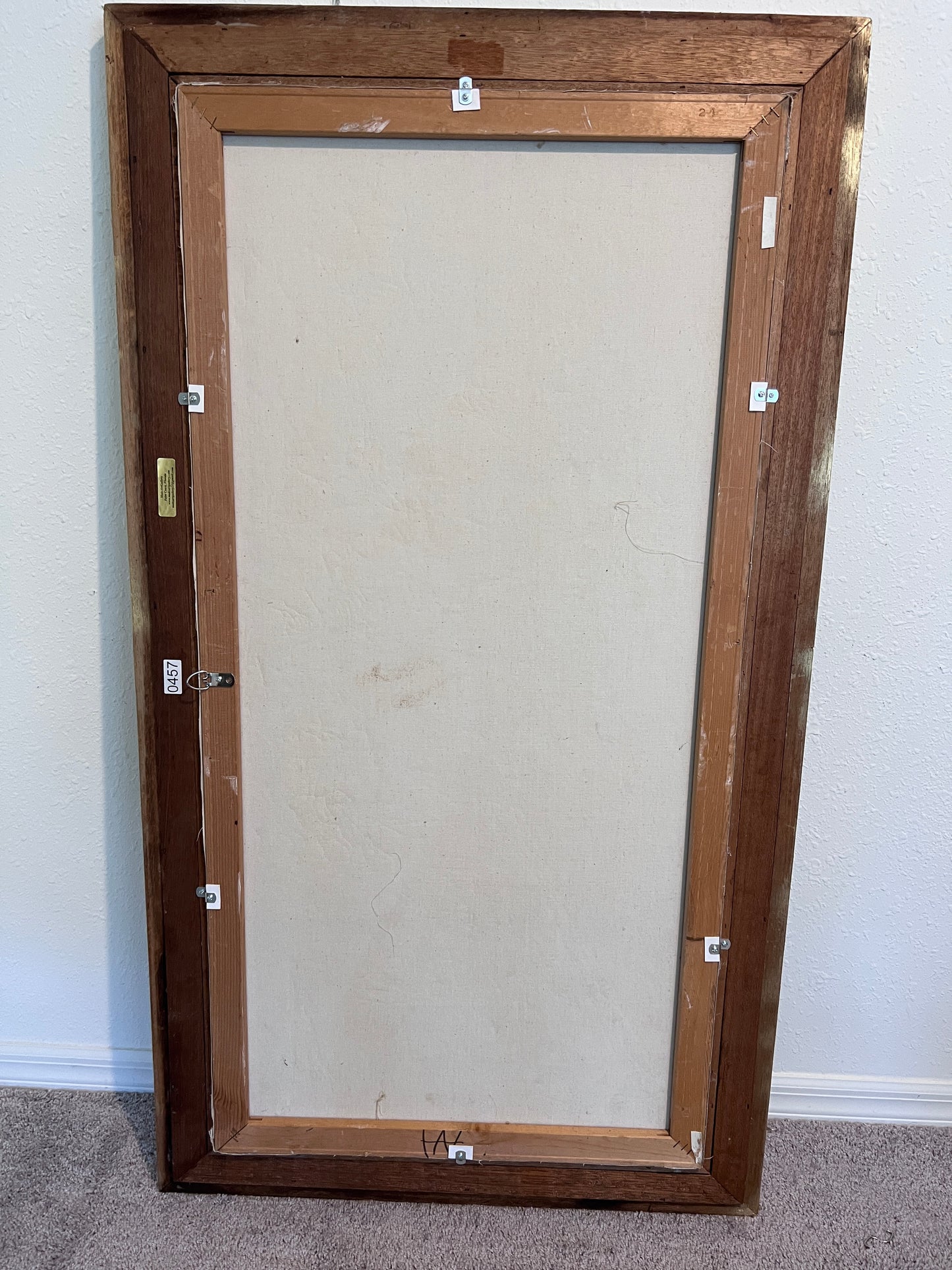 Venice Grand Canal Oil Painting L. Harland Signed Vintage Large Framed Art