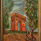 Original Painting on Canvas, Cityscape, Artist Serg Graff, framed