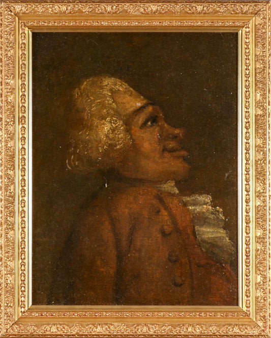18th C, Original Oil on Canvas, Attrib. THOMAS PATCH (UK, 1725-1782),Caricature