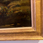 Antique 19C. Oil painting on canvas, neoclassical Scene, Homer playing his Lyre