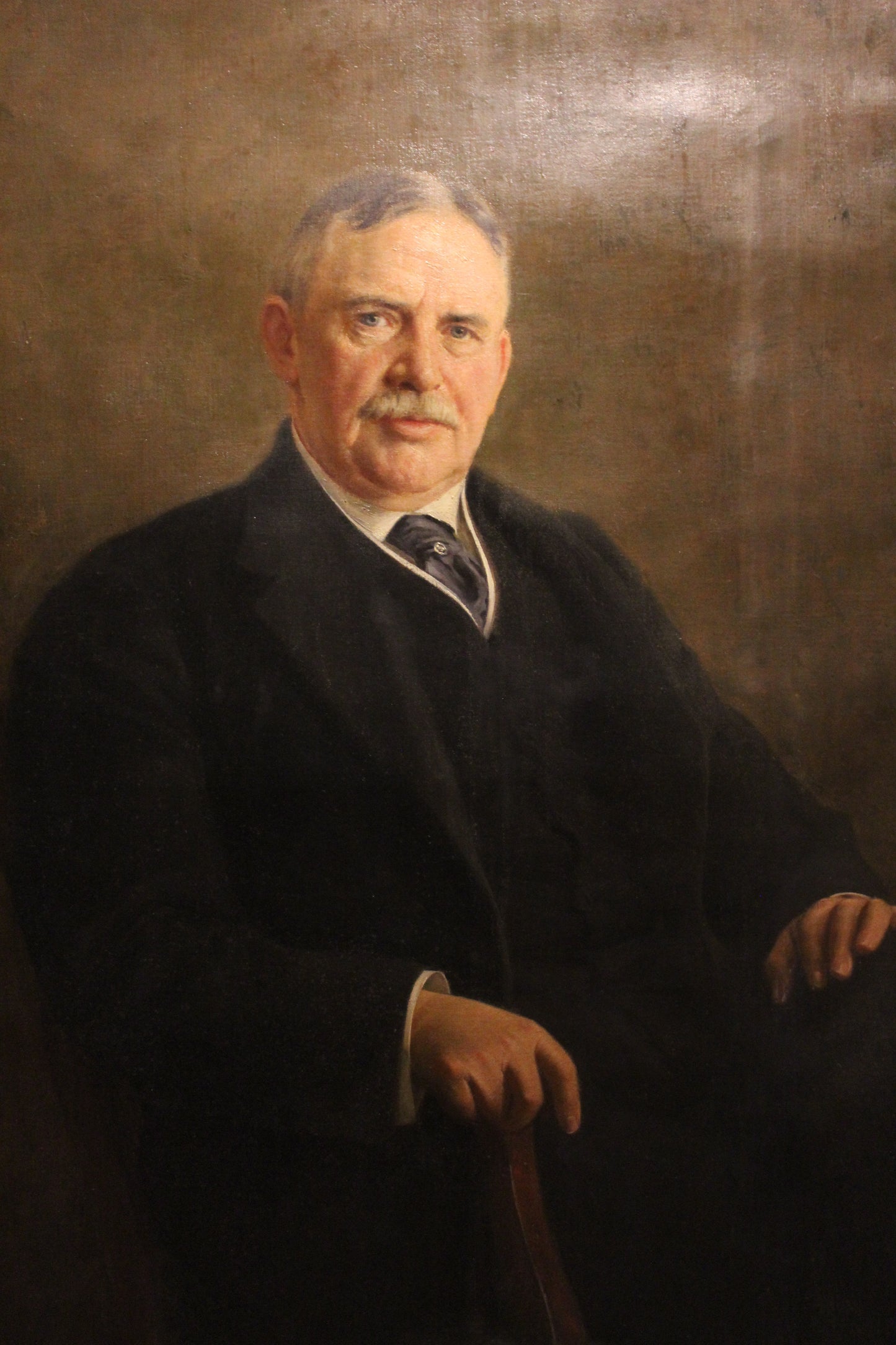 Famous German Artist Fedor Encke (1851-1936) Huge Antique oil painting on canvas