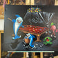 Contemporary Oil Painting on canvas in surrealist style, signed, unframed
