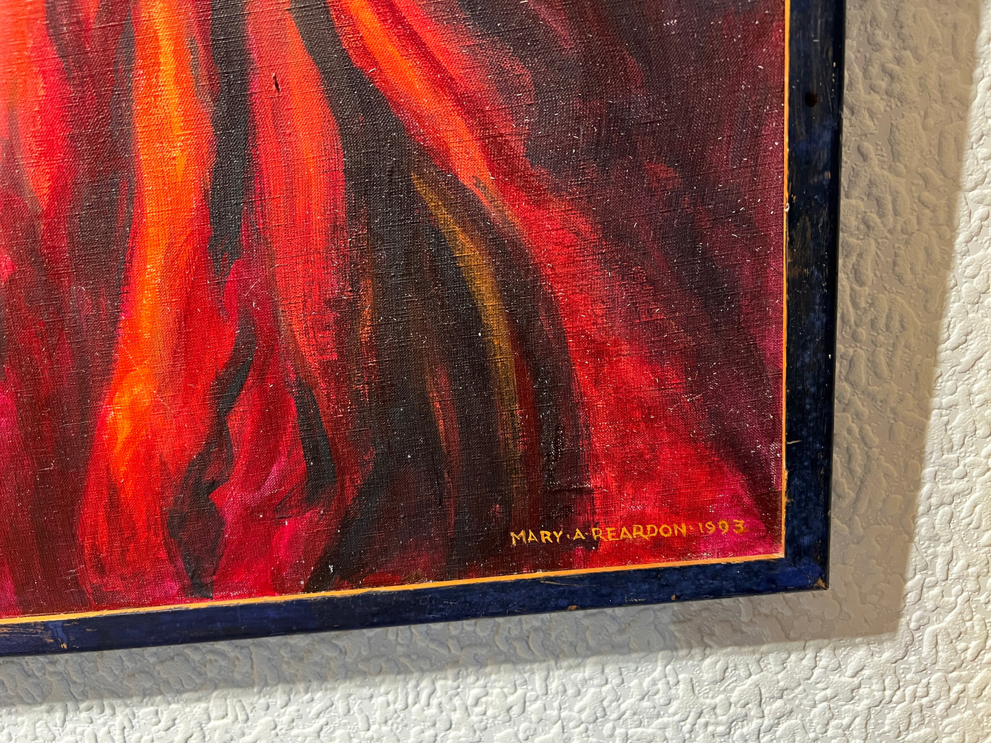 MARY REARDON (AMERICAN, 1912-2002) Vintage 1993 LG Original Painting on canvas