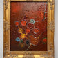 Abstract textured Painting on Canvas, Titled Air Balloons", Serg Graff, COA