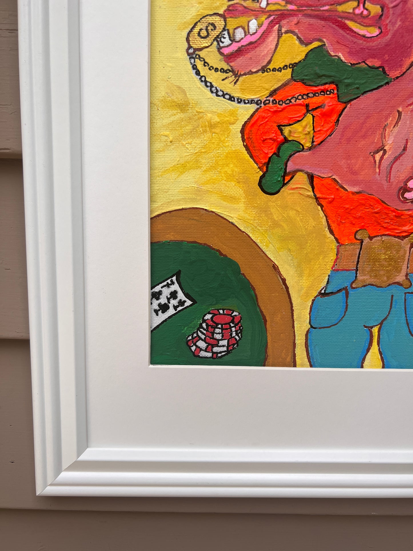Unique Painting on Board by Serg Graff "PigMaster". Please READ DESCRIPTION!