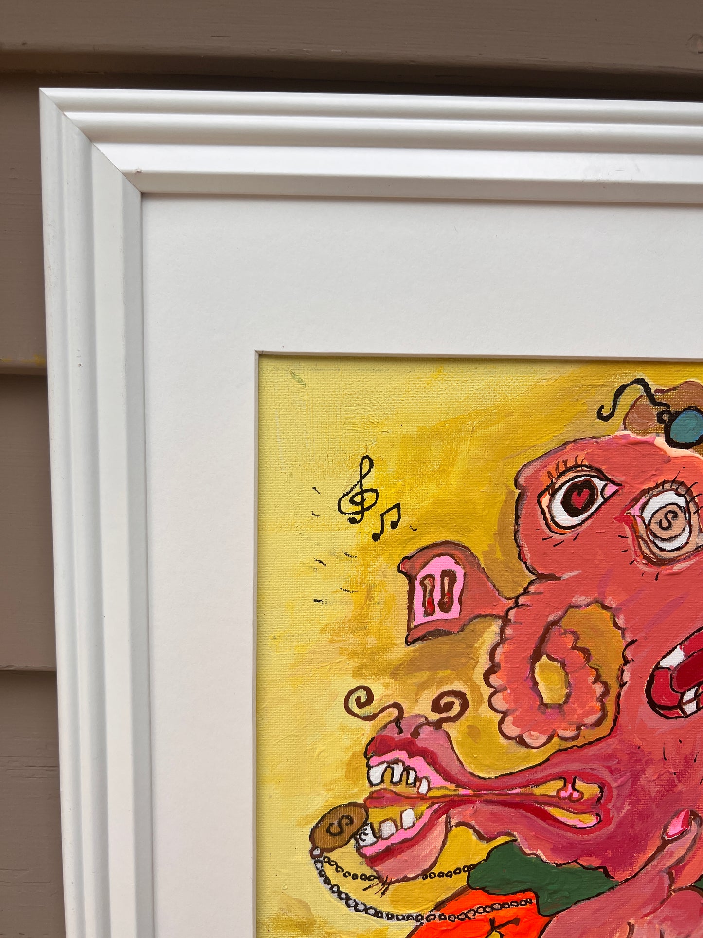 Unique Painting on Board by Serg Graff "PigMaster". Please READ DESCRIPTION!