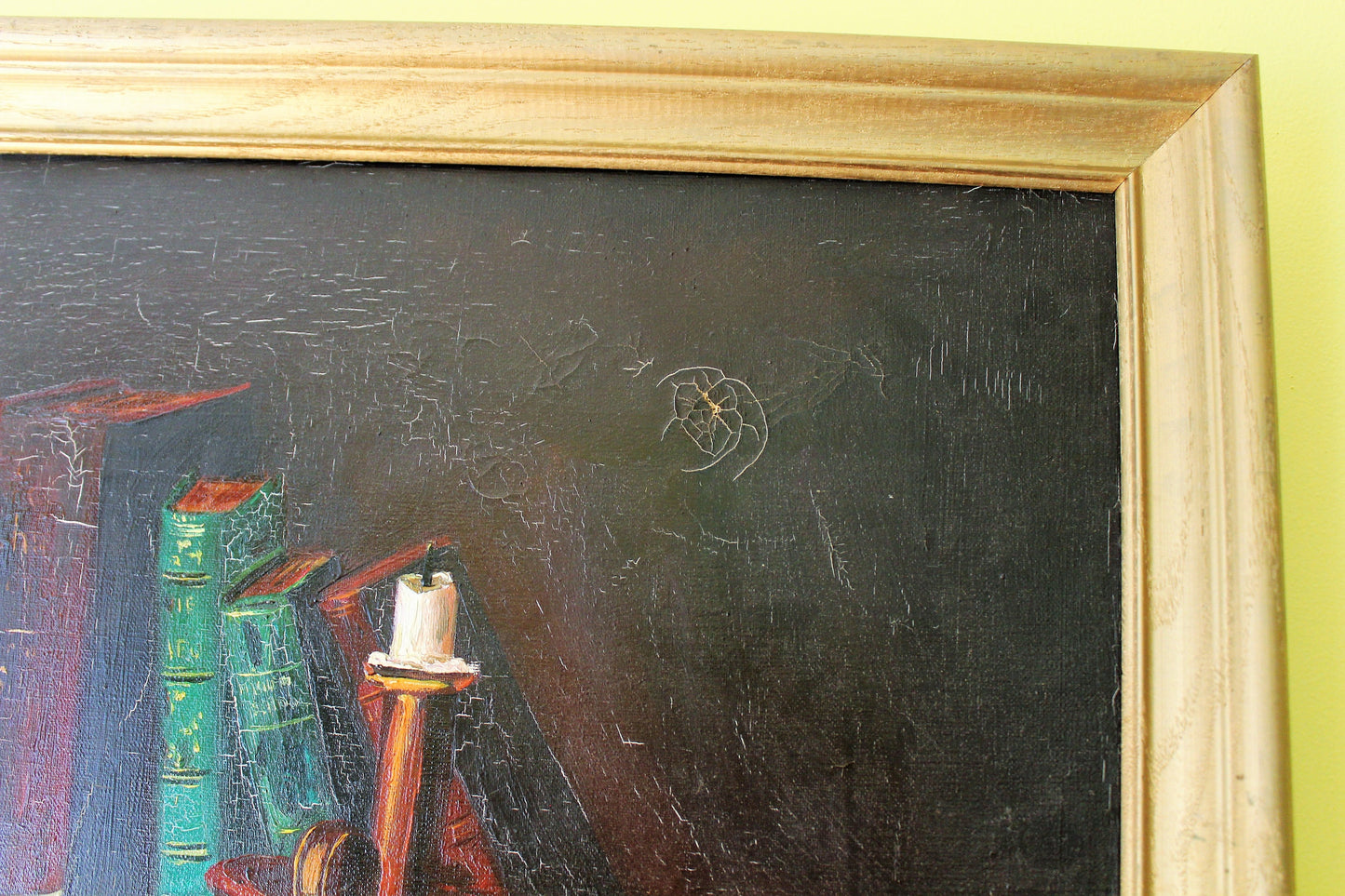 Antique Original Oil Painting on canvas  Signed Azuquita