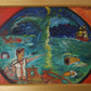 Original oil painting on canvas, Moby Dick scene, signed S.Graff, COA