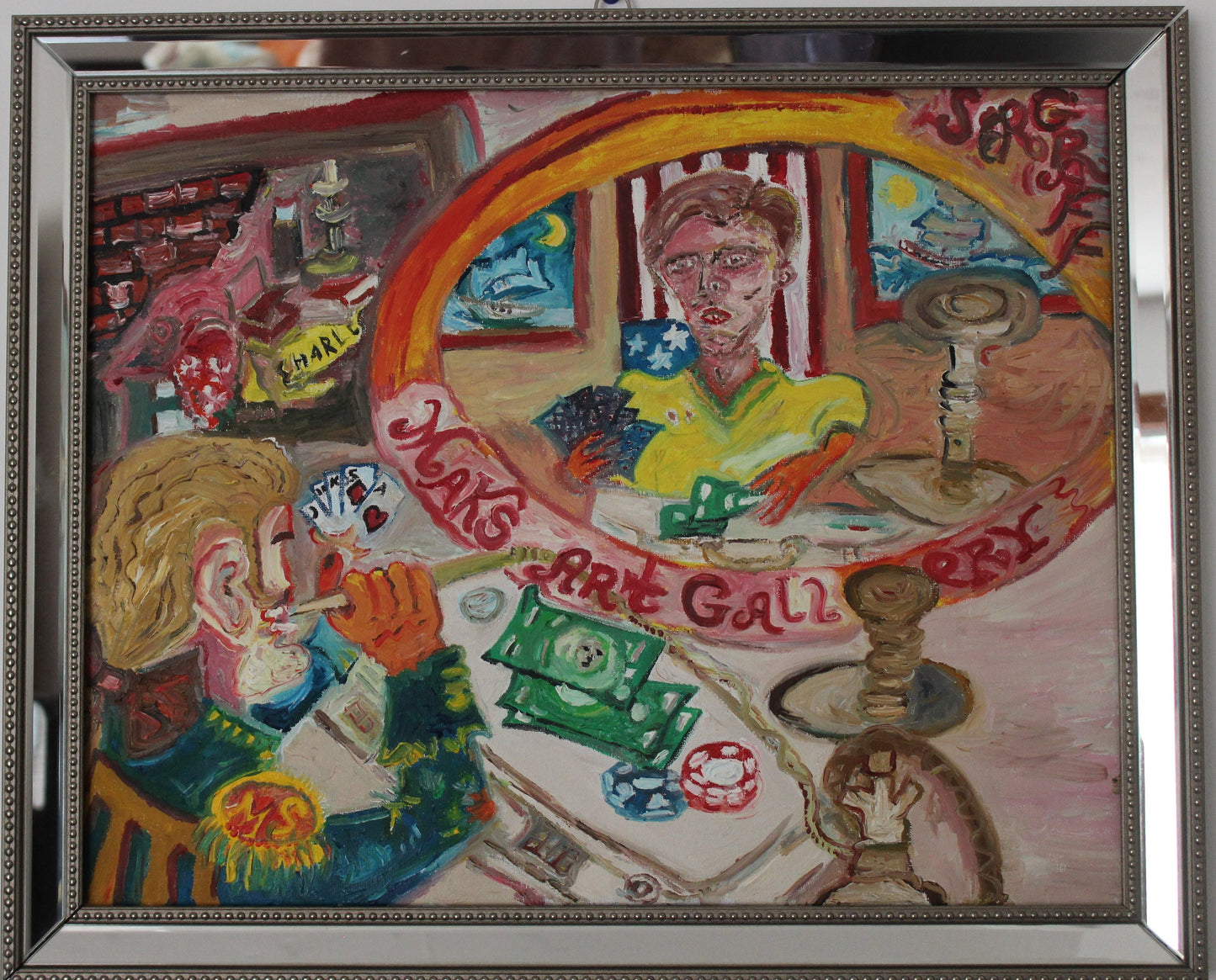 Original oil painting on canvas, signed S.Graff, COA