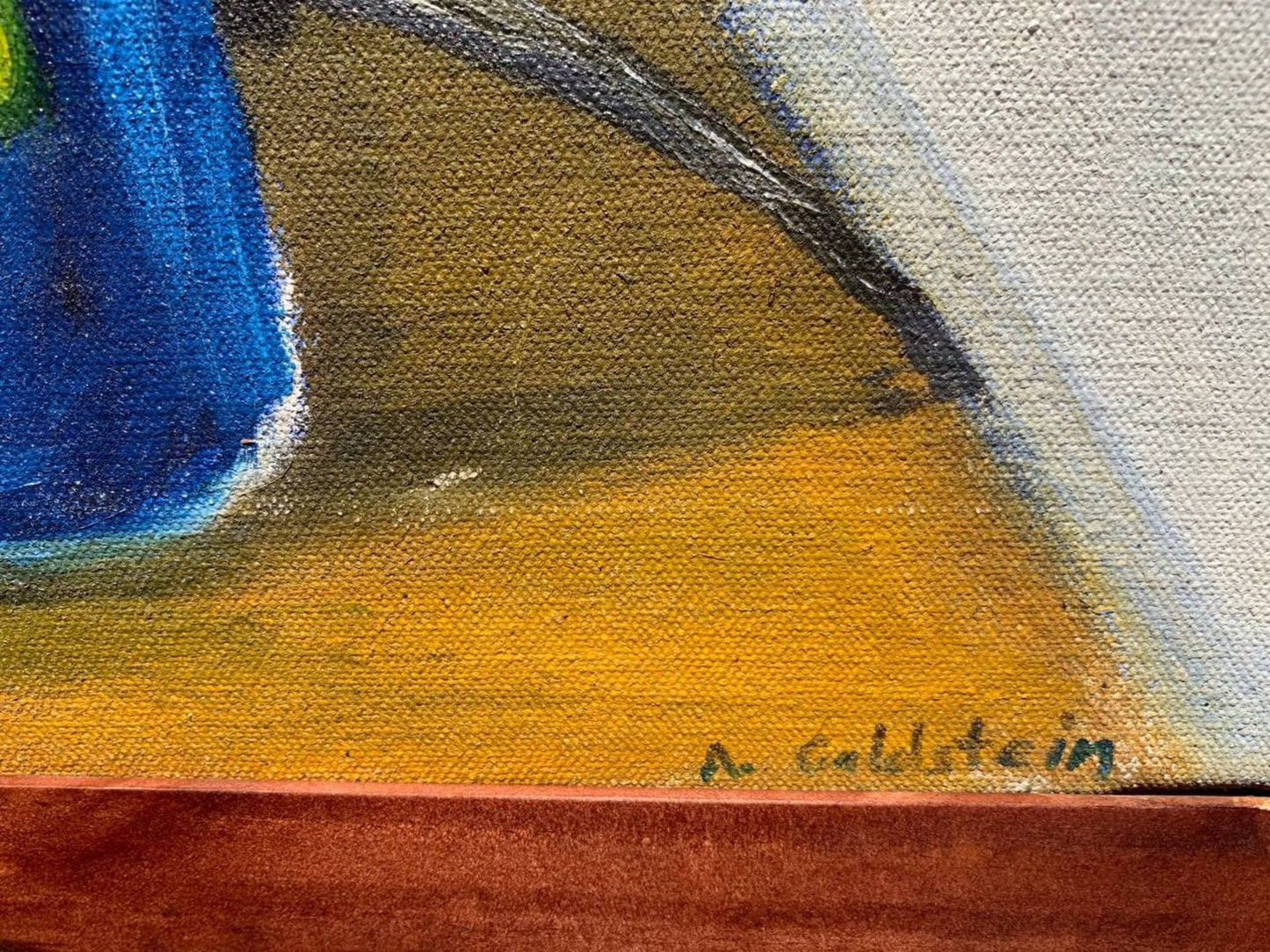 Still Life oil painting on canvas, Framed, Signed