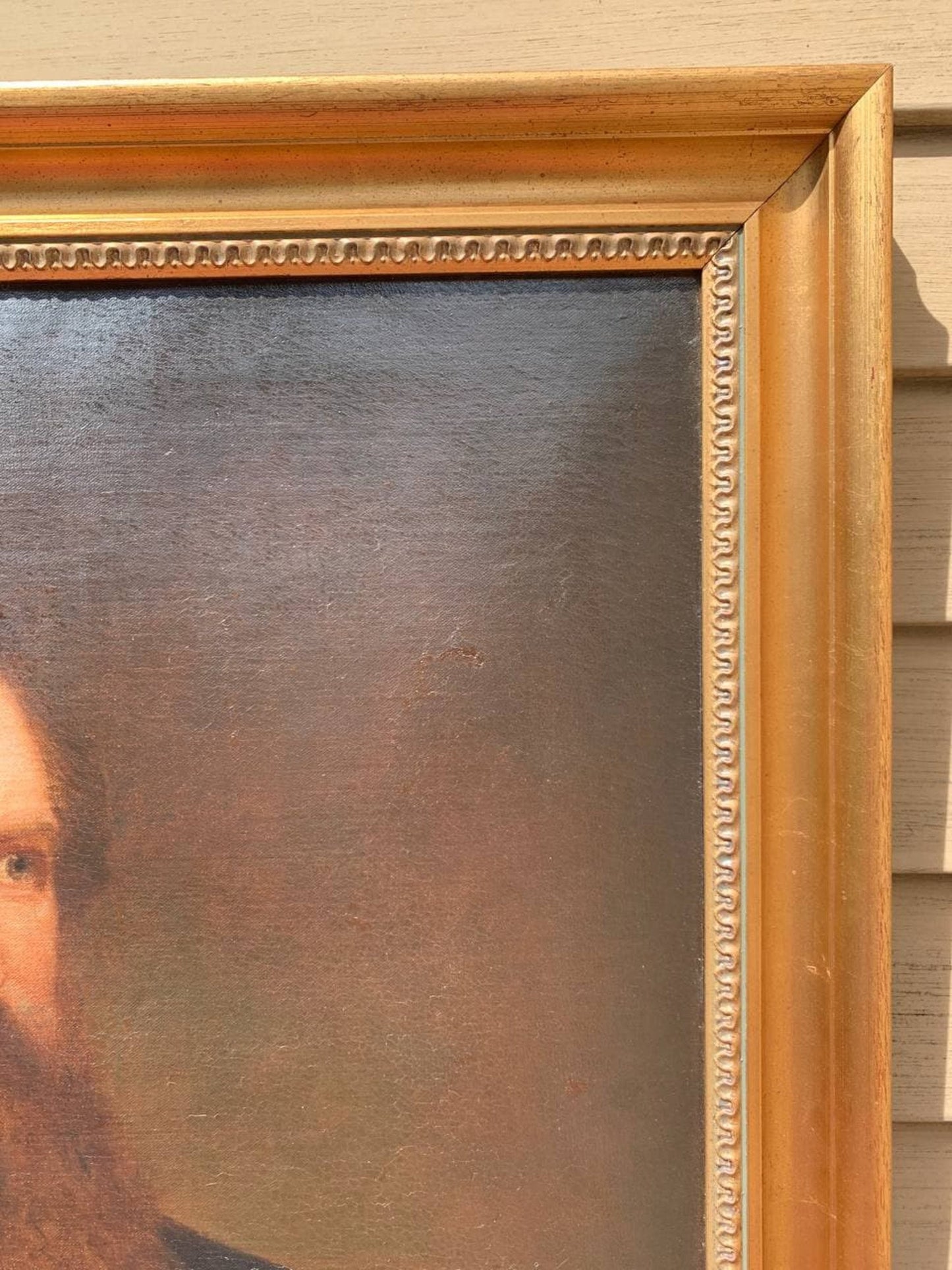ORIGINAL 1860 Famous American Artist Henry Peters Gray (1819-1877) antique oil on canvas, portrait