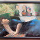 Mase Lucas Painting on Canvas, Portrait of a Nostalgic Woman on a Divan, 1987