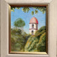 Vintage oil painting on Canvas, Tropical landscape, Signed, Dated, Framed