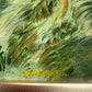 Vintage oil painting on Canvas, Tropical landscape, Signed, Dated, Framed