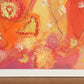 Original Abstract textured Painting on Canvas , "Field Flowers", Signed Serg Graff, COA, framed