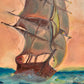 Large Oil Painting on Canvas, Seascape by Serg Graff "Clipper Ship Dream" Framed