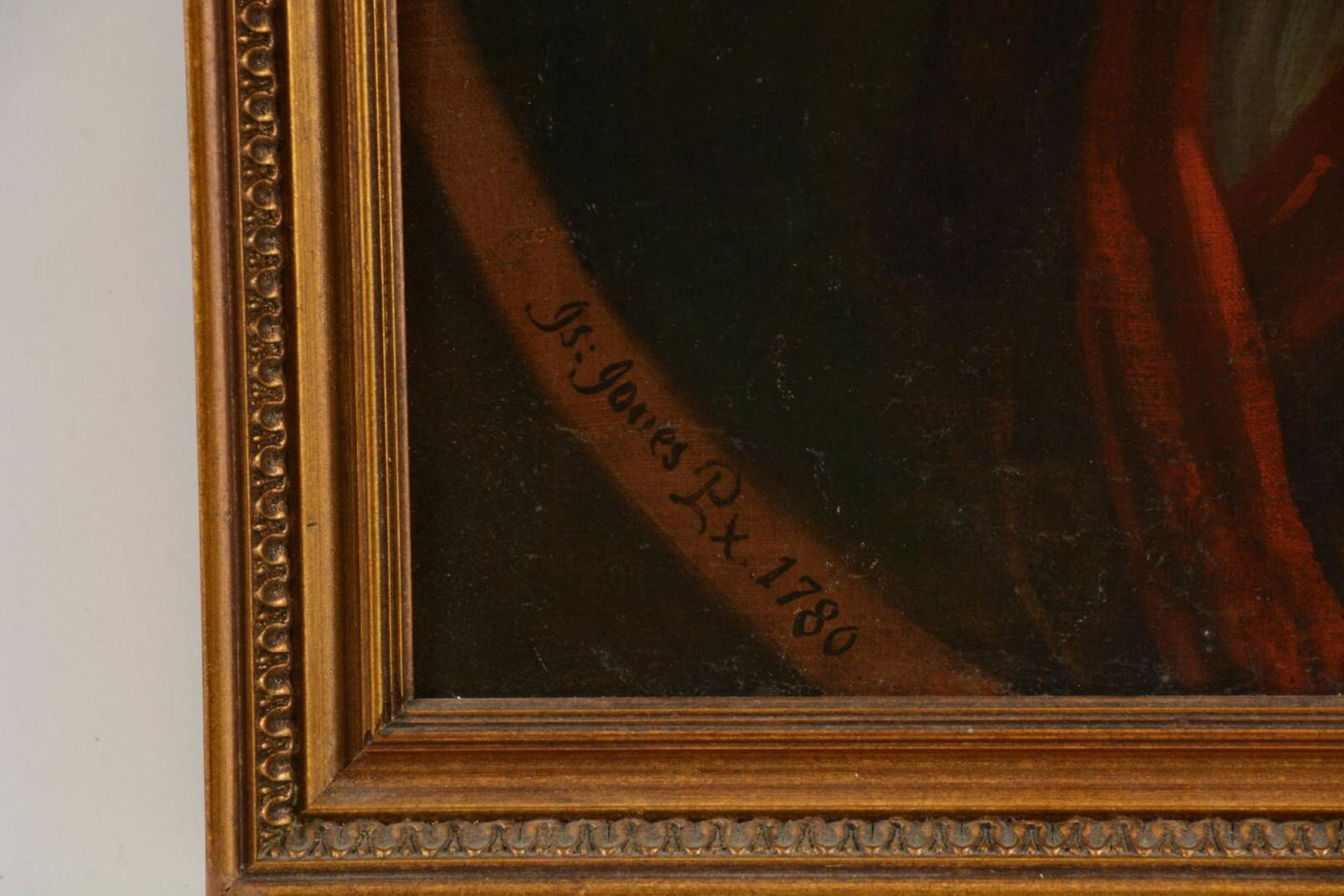 1780 British Portrait of a Gentleman Signed J. Jones – Antique Georgian Oil