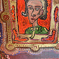Textured Painting on Canvas by Serg Graff, Portrait of Elizabeth Hamilton,  COA