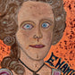 Textured Painting on Canvas by Serg Graff Portrait of Elizabeth Hamilton
