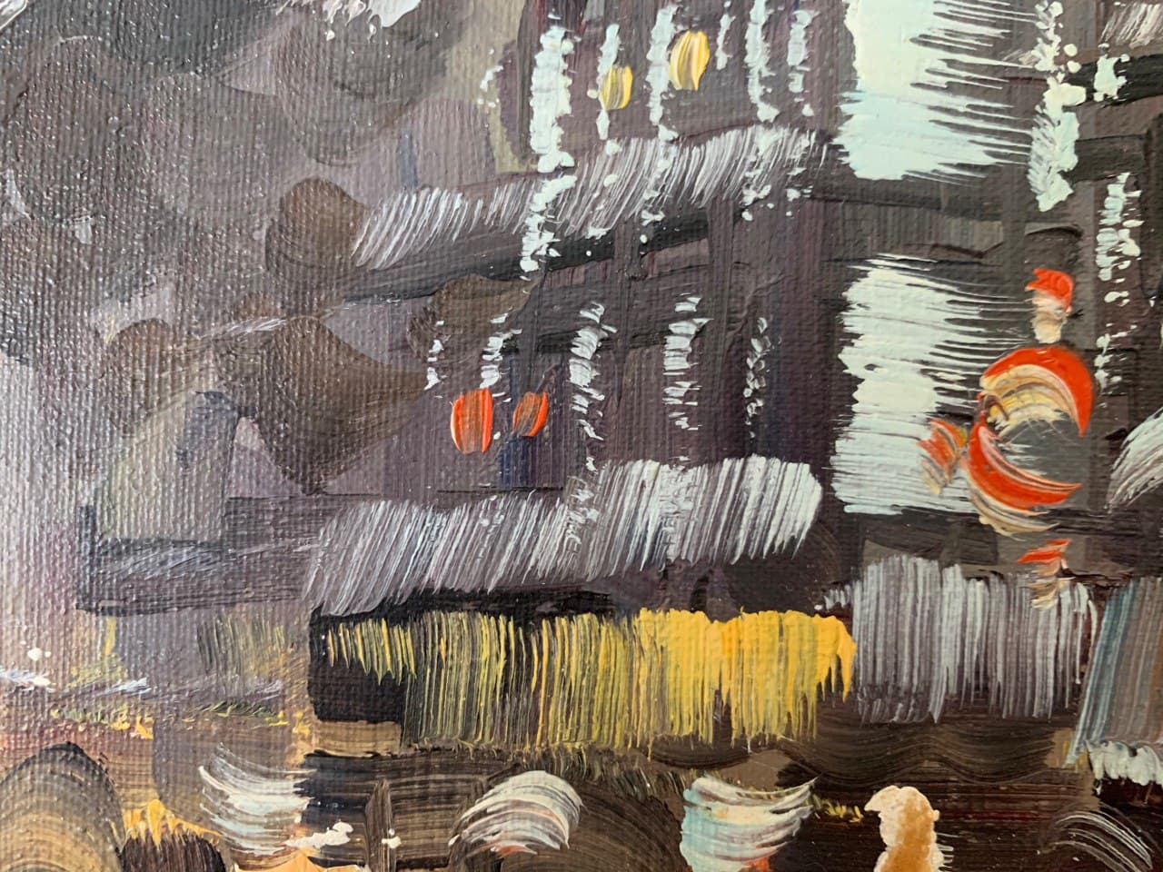 Huge original Oil Painting On Canvas, Listed Artist Antonio De Vity (1901-1993)