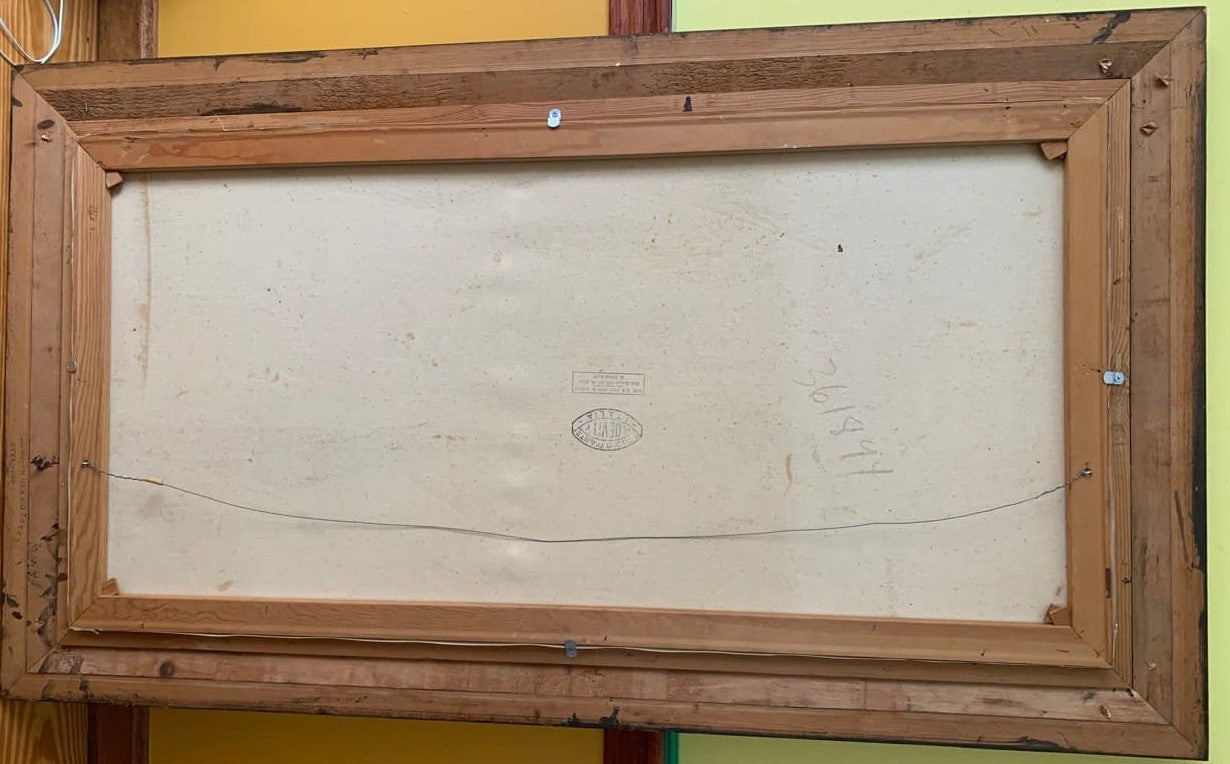 Huge original Oil Painting On Canvas, Listed Artist Antonio De Vity (1901-1993)