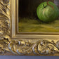 Antique oil painting on canvas, Still life, fruits, Framed, Signed Wells