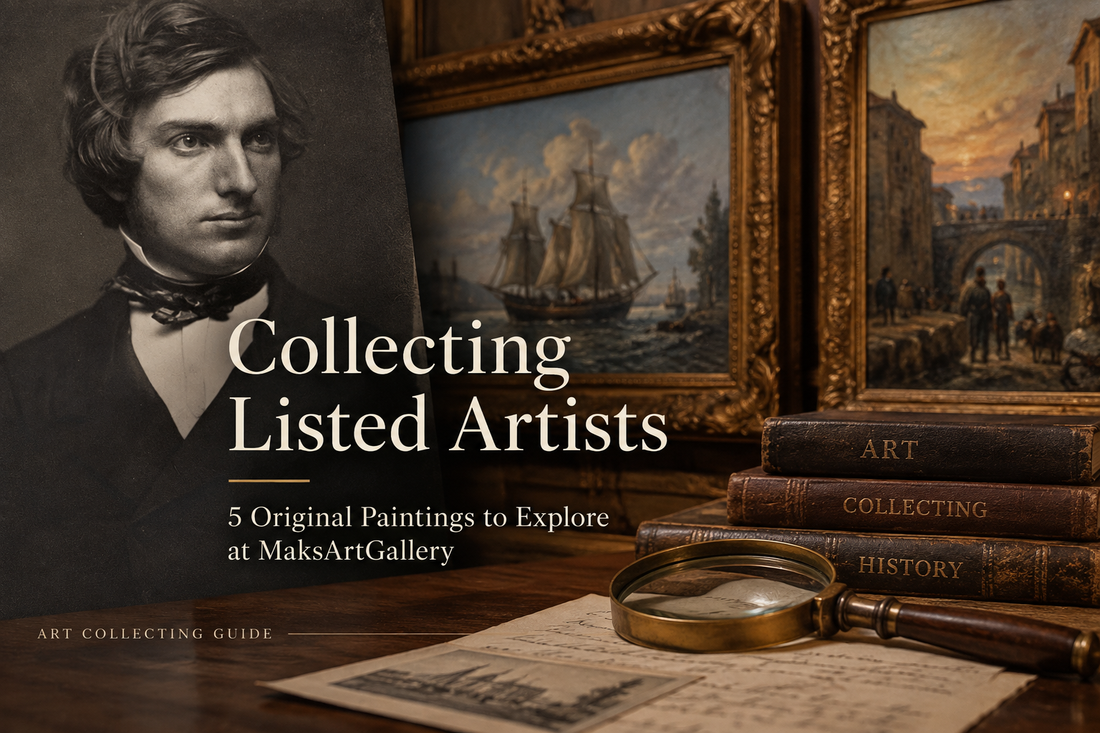 Collecting Listed Artists: 5 Original Paintings to Explore at MaksArtGallery