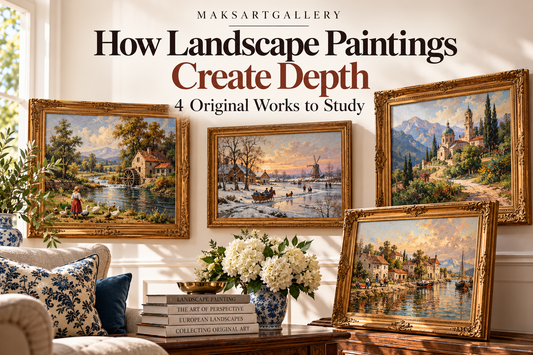 How Landscape Paintings Create Depth: 4 Original Works to Study