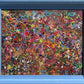 Abstract Painting on Canvas by Serg Graff, "Welding Spatter", COA