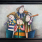 Joyce Roybal Original Painting on Canvas | Musicians | Signed & Framed Artwork