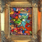 Original Abstract Painting Serg Graff "Air Elephant" Surreal Fantasy Art, COA