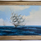 Listed Artist Hewett JACKSON 1914-2007, seascape Original oil painting on canvas