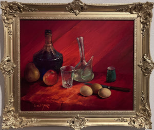 Listed French Artist Georges de Marco 1906-1990 Oil canvas painting Still Life