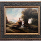 Antique Italian Landscape Oil Painting Signed Rastelli European School