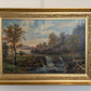 1907 American-Sweden Artist Gustav W. Leufstedt 1867-1909 Antique Landscape Art