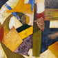 Alena Kalen Modern Geometric Original Abstract Oil Painting Cubist Reverie” COA