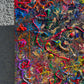 One-Of-A-Kind Large Abstract Painting on Canvas by Serg Graff " Mysticism" COA