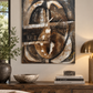 D.G. Ribas Large Abstract Figurative Oil Painting Modern Expressionist Art