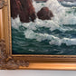 Gerhard Lukas Larsen (German 1911-1965) Oil canvas Vintage, Maritime, Seascape