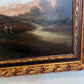 Antique Italian Landscape Oil Painting Signed Rastelli, Vintage Framed Art
