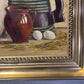 1898 Scandinavian Artist F. SJOSTEDT Antique Oil Painting on canvas, Still Life